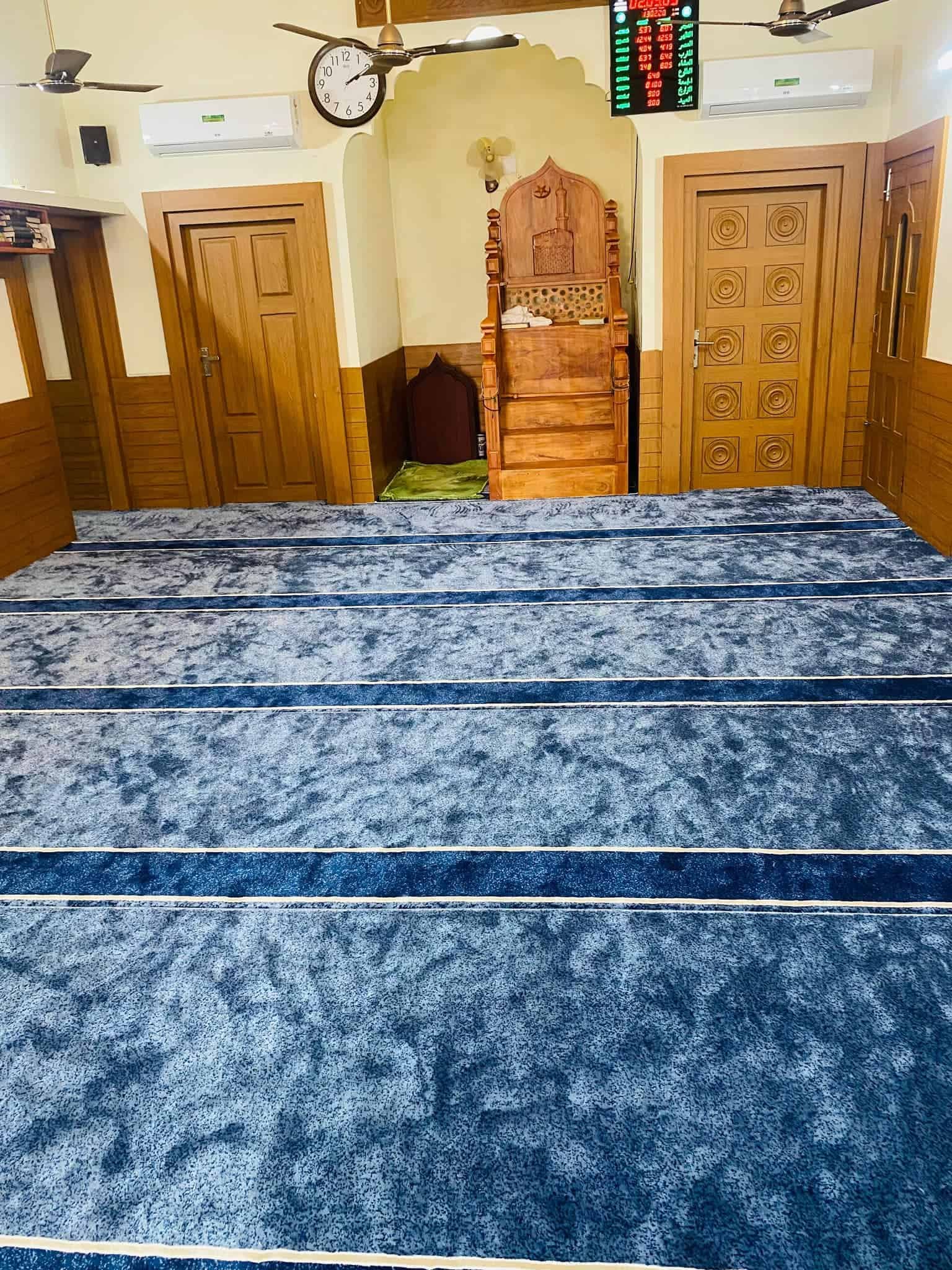Affordable and high-quality masjid carpet for a newly built mosque